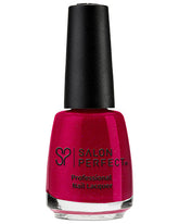 Salon Perfect Professional Nail Lacquer - Deep Red with Shimmer, High-Shine Finish, Long-Lasting, Salon-Quality Formula.