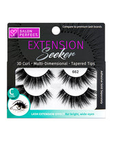 Sealed retail pack of Salon Perfect Extension Seeker 662 C-Curl