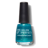 A close up view of Salon Perfect Nail Lacquer .5oz 408 Vacation Mode outside of retail unit carton packaging.