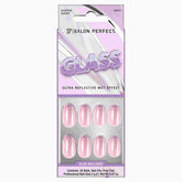 A Front View of Salon Perfect 382 Glass Violet inside of retail unit carton packaging.