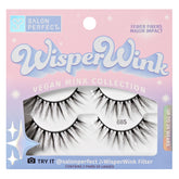 A front view of Salon Perfect Wisper Wink 685 lash 2 pack in packaging