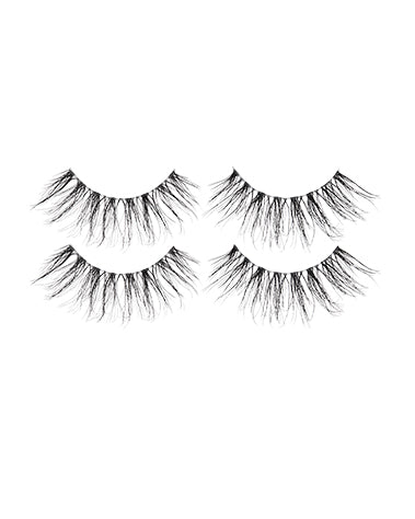 Pre-Permed Push Up Lashes 670 Pair – Wispy, pre-permed lashes with a natural loose curl for effortless volume and lift. Comfortable flex-fit band.