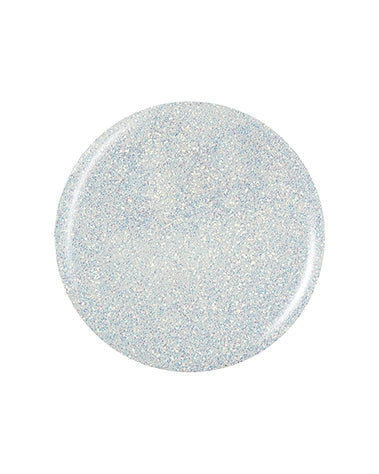 Salon Perfect Nail Lacquer Swatch - Silver Glitter, Multi-Dimensional Sparkle, Glossy Finish, Smooth Application.