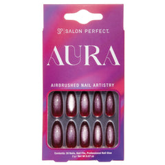 SALON PERFECT NAIL 196 AURA DEEP PURP MAGNETIC displayed 