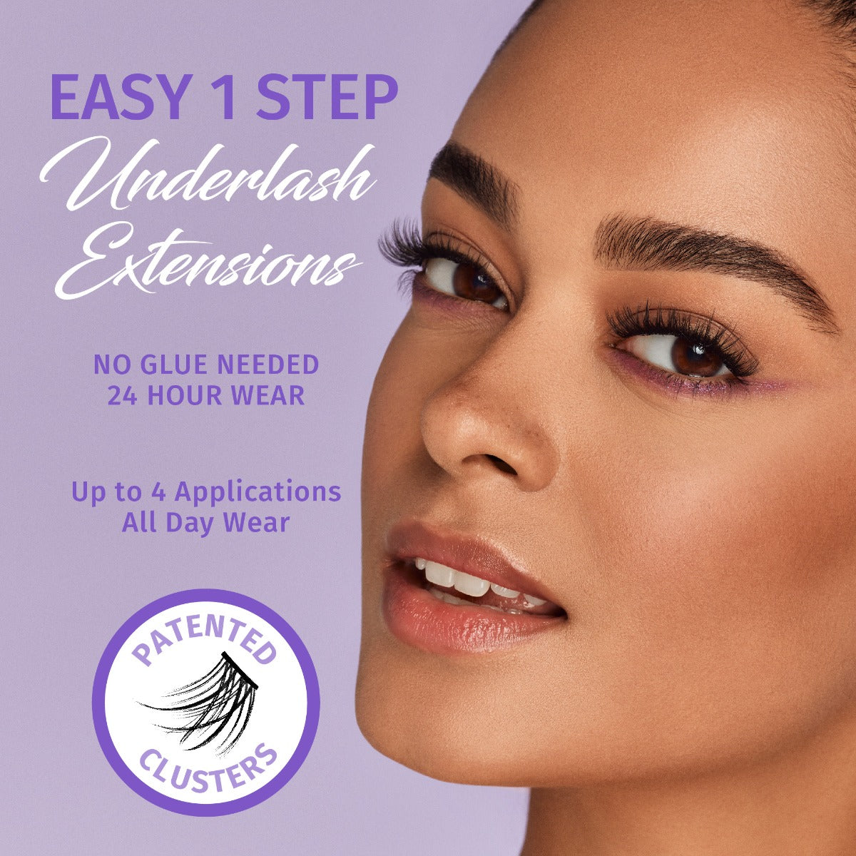 Simple graphic of Easy 1 Step Underlash Extensions