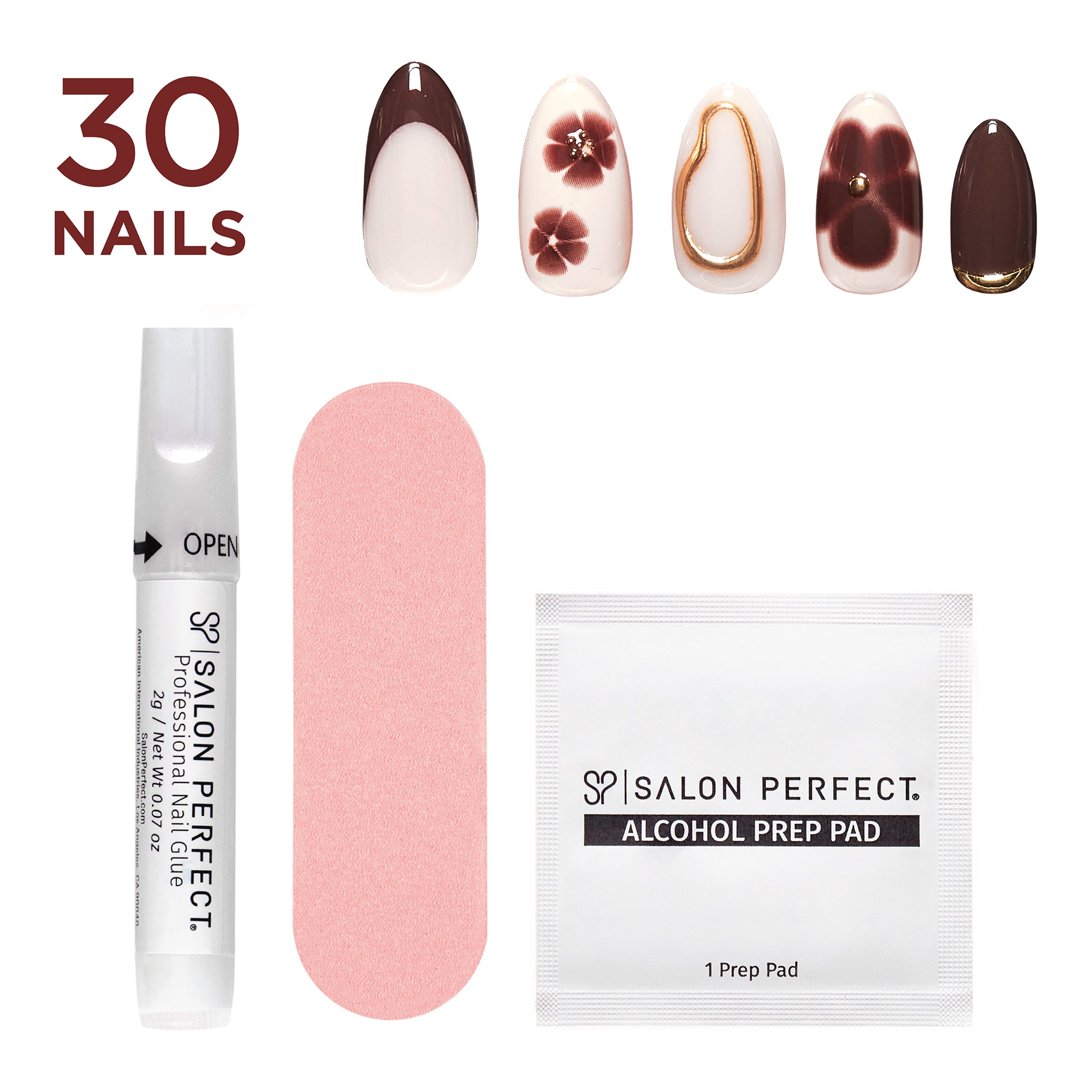 SP NAIL 353 VIRAL NAIL EDIT BLOOMING displayed contents outside of box