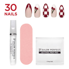 SP NAIL 360 MODERN NOSTALGIA CHERRY MED ALMOND displayed contents outside of box