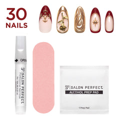 SP NAIL 417 CHARMED GOLD ROSE displayed contents outside of box