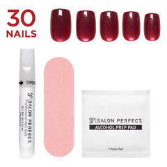 SP NAIL 419 MAGNETIC CHERRY SHORT SQUOVAL displayed contents outside of box