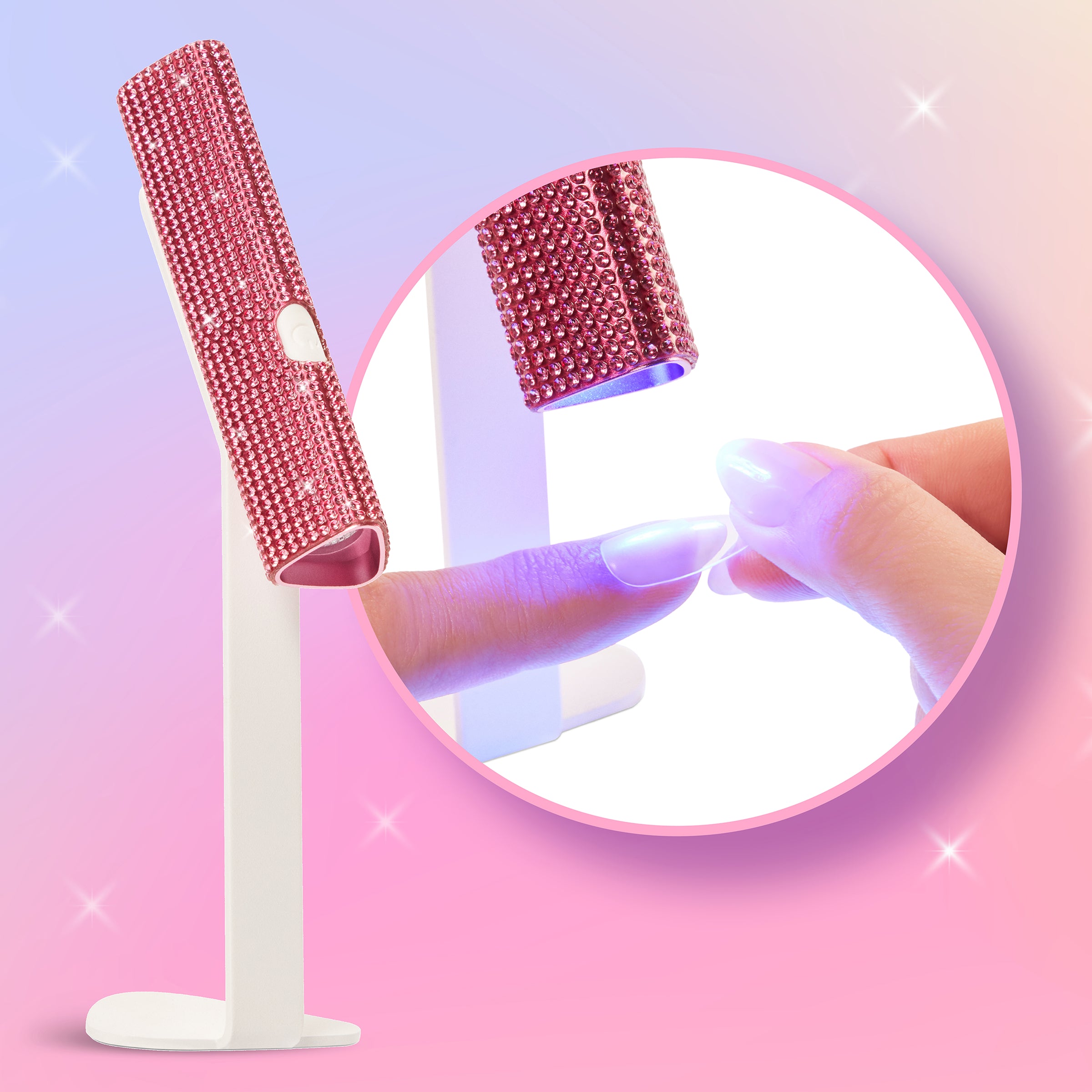 Salon Perfect Handheld UV/Gel Lamp and on -Stand.