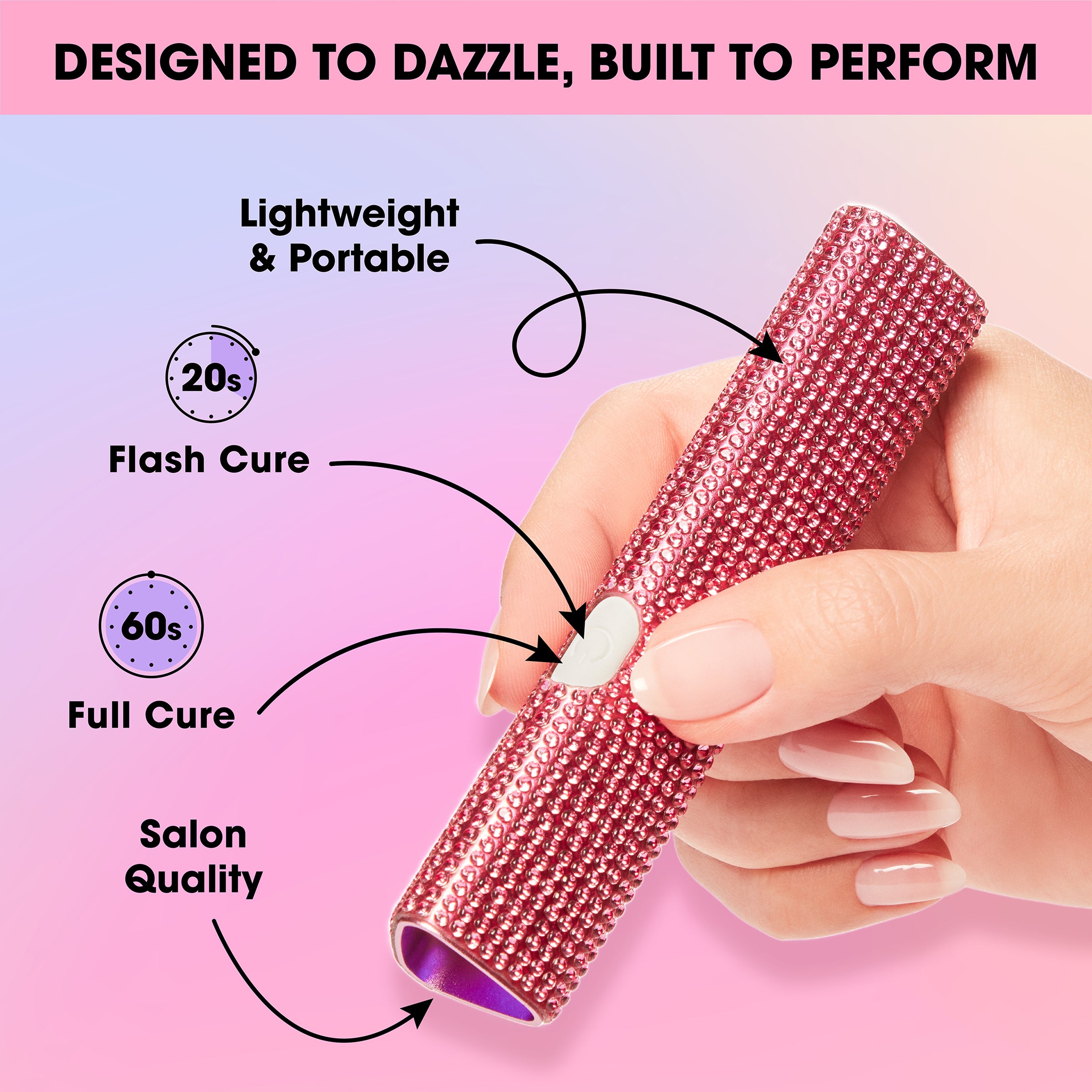 Salon Perfect Handheld UV/Gel Lamp and attributes.