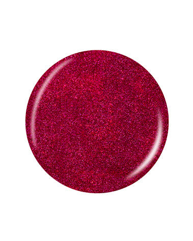 Salon Perfect Nail Lacquer Swatch - Sparkling Red, Shimmer Finish, Smooth & Even Application, Bold & Elegant Look.