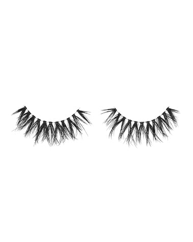 Salon Perfect Lash DNA 681 false eyelashes with a spiky, wispy design. Ideal for enhancing almond and hooded eye shapes with volume.