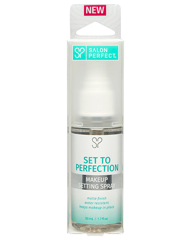 Salon Perfect Set to Perfection Makeup Setting Spray - Matte Finish, Water-Resistant, Long-Lasting, 50ml.