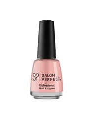 Salon Perfect Professional Nail Lacquer - Soft Nude Pink, High-Shine Finish, Long-Lasting, Elegant Neutral Shade.