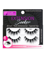 Front facing of Salon Perfect Extension Seeker 661 B-Curl box