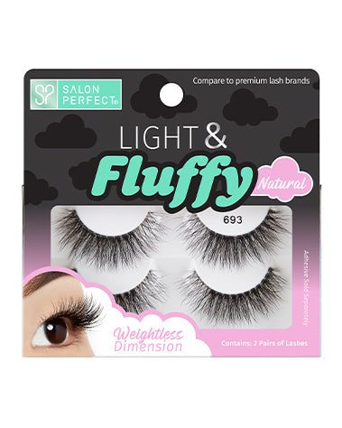 Sealed packaging of Salon Perfect Light & Fluffy 693 Natural Lash