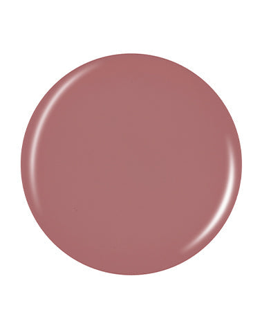 Salon Perfect Muted Mauve Nail Polish Swatch – A smooth, high-shine nude-pink nail lacquer with a creamy, full-coverage finish.