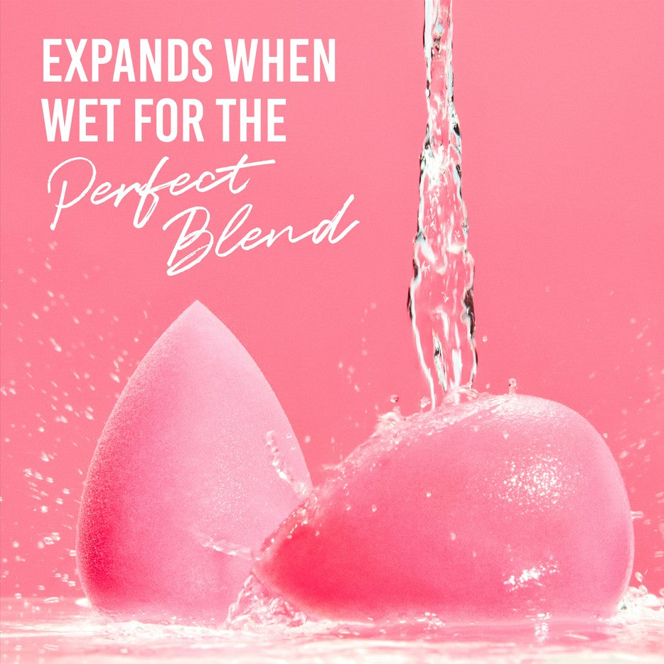 Close up shot of wet Salon Perfect Makeup Sponge that expanded.