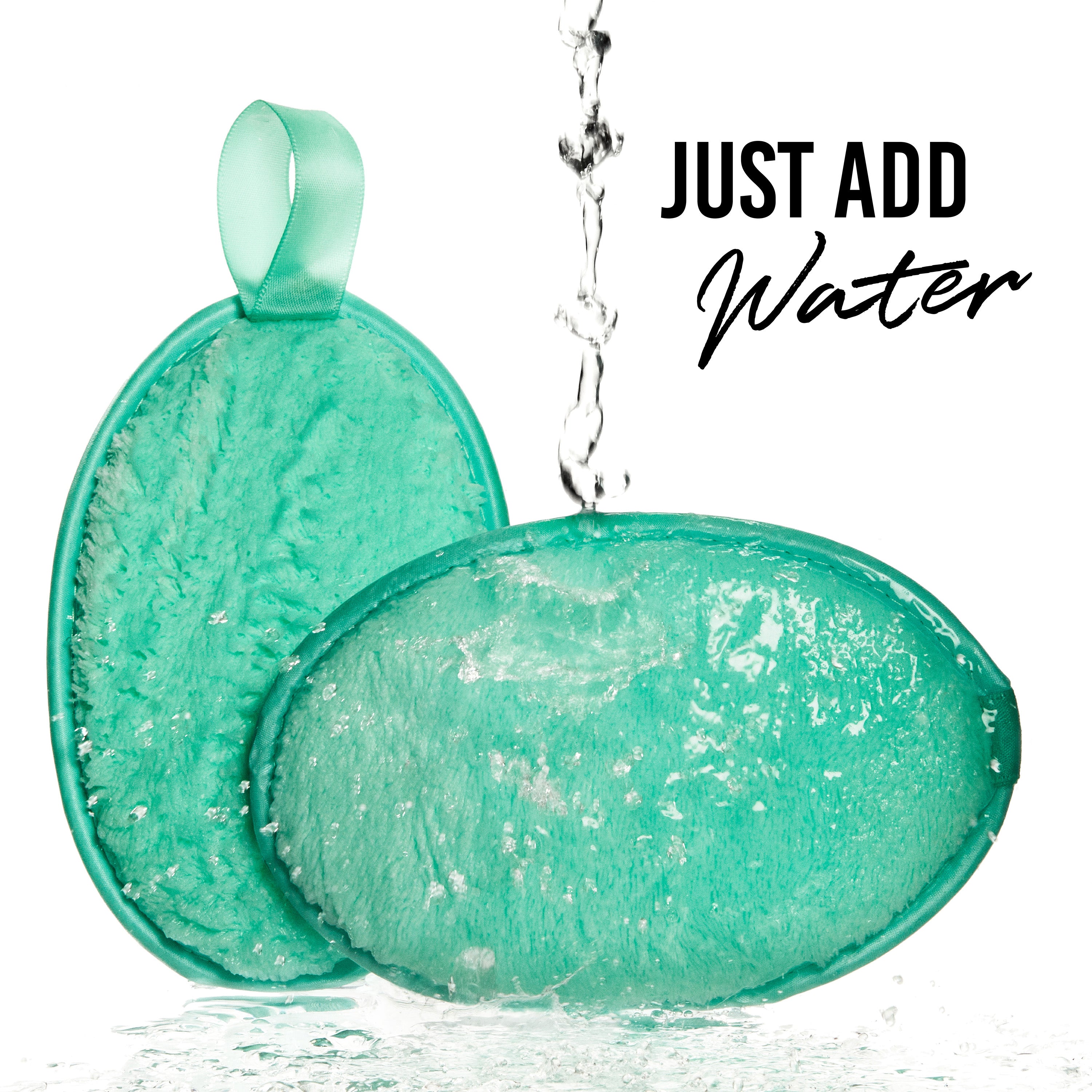 Close-up of Salon Perfect Makeup Remover Pad and just add water.