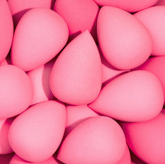 Close up shot of wet Salon Perfect Makeup Sponges.