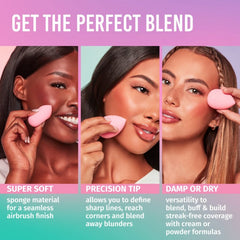 Close up shot of wet Salon Perfect Makeup Sponge that expanded.