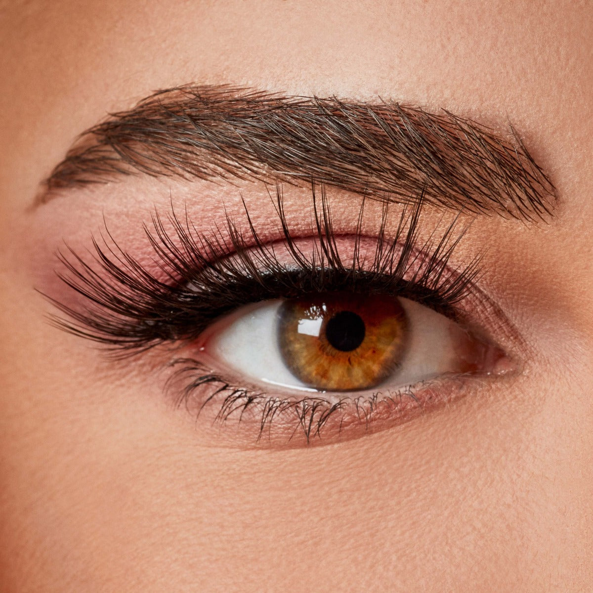 An eye shot with SP HW Single Pack Lashes - 700 displayed 