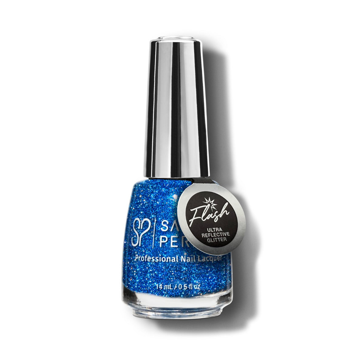 A display of a Salon Perfect Nail Lacquer, 375 Make It Flashy 0.5 oz 