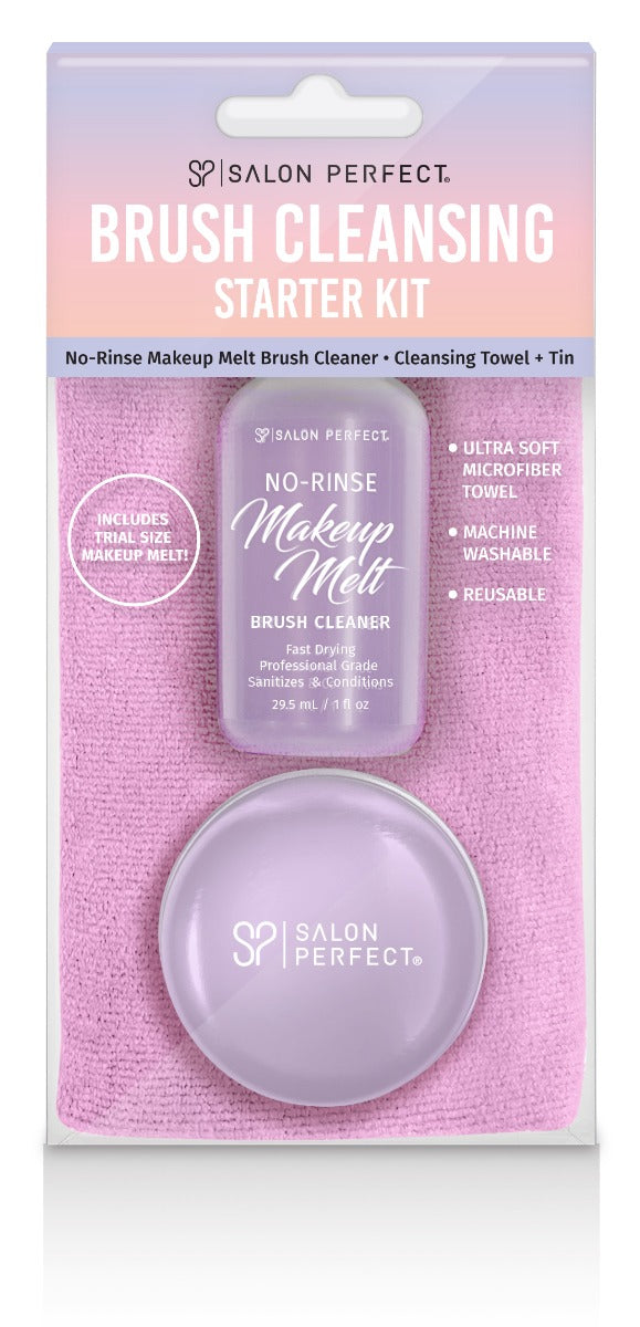 A front view of Salon Perfect Brush Cleaner Starter Kit
