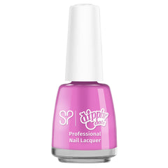 Salon Perfect x Dippin' Dots professional nail lacquer in vibrant pink with a glossy finish for bold manicures.