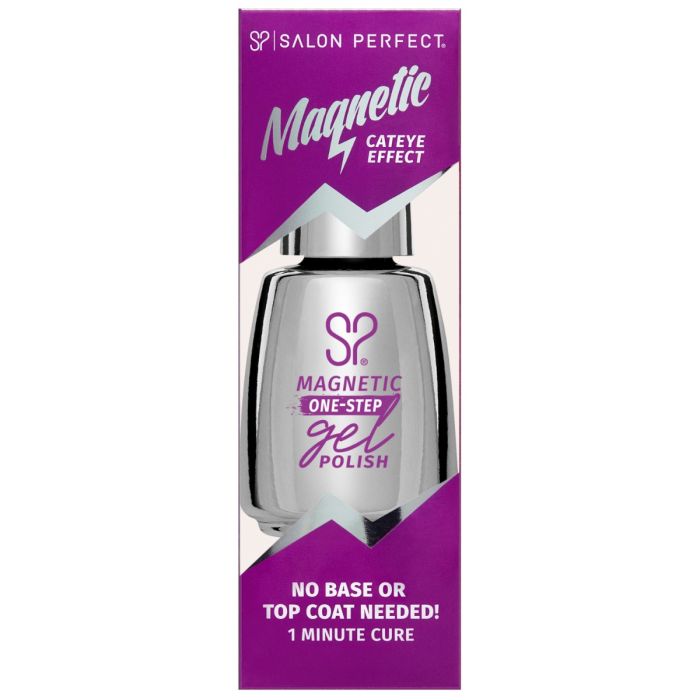 Salon Perfect .5oz 1-STEP GEL MAGNETIC PURPLE displayed 