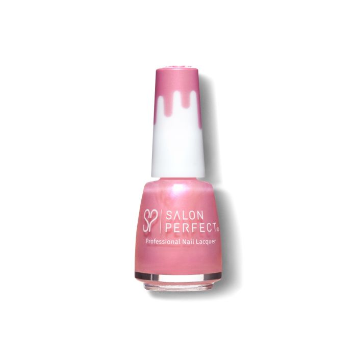 Salon Perfect Nail Lacquer .5oz 381 Candy Skies displayed 
