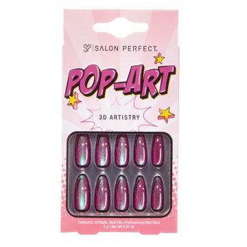 SALON PERFECT NAIL 177 POP-ART PURPLE MAGNETIC front side of packaging 
