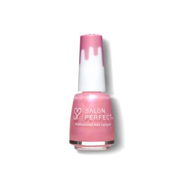 Salon Perfect Nail Lacquer .5oz 381 Candy Skies displayed 
