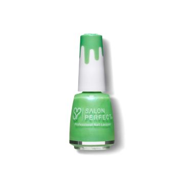 Salon Perfect Nail Lacquer .5oz 384 Honey Dew displayed